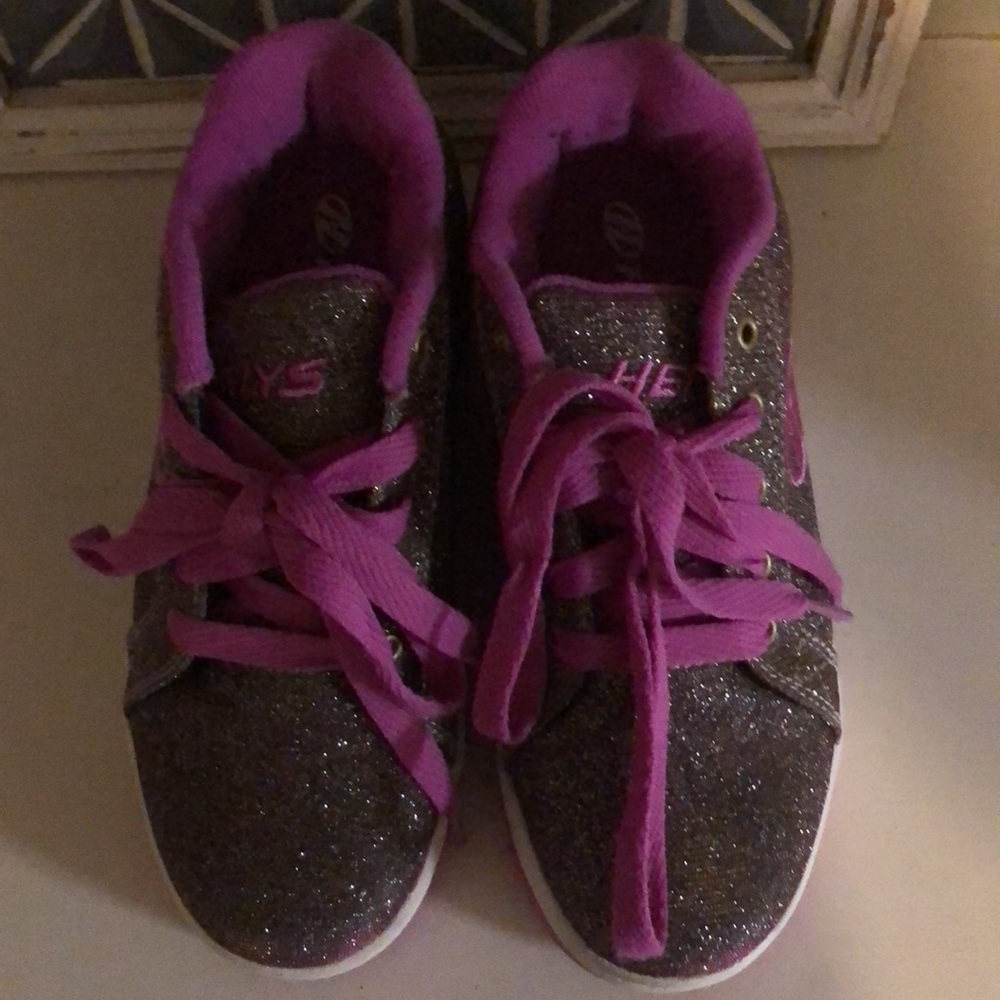 Gold and pink sparkly Heelys - Picture 4 of 6